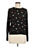 Lucky Brand Hearts Black Pullover Sweater Size M - photo 1