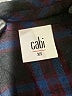 CAbi 100% Rayon Plaid Blue Black Long Sleeve Button-Down Shirt Size XS - photo 7