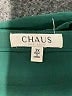 Chaus 100% Polyester Green 3/4 Sleeve Blouse Size 3X - photo 9