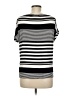 Tart Stripes Silver Black Sleeveless T-Shirt Size M - photo 2