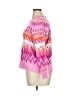 St. John's Bay Chevron-herringbone Pink Pullover Sweater Size XL - photo 5