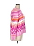 St. John's Bay Chevron-herringbone Pink Pullover Sweater Size XL - photo 4