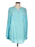 Calvin Klein Teal Long Sleeve Blouse Size L (estimated) - photo 1