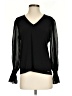 Calvin Klein Black Long Sleeve Blouse Size S - photo 1