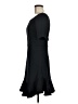 HD in Paris Solid Black Casual Dress Size 8 - photo 5