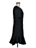 HD in Paris Solid Black Casual Dress Size 8 - photo 4