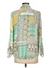 Ruby Rd. Green Long Sleeve Blouse Size L - photo 2