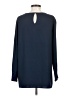 Black Label by Chico's 100% Polyester Blue Long Sleeve Top Size Med (1) - photo 2