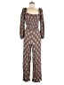 Conditions Apply Paisley Brown Jumpsuit Size M - photo 1
