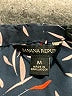 Banana Republic 100% Polyester Print Black Long Sleeve Blouse Size M - photo 7