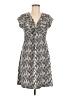 Lola Chevron-herringbone Gray Casual Dress Size M - photo 1