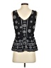 Aqua 100% Rayon Black Sleeveless Blouse Size XS - photo 2