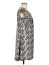 Lola Chevron-herringbone Gray Casual Dress Size M - photo 4