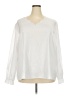 Shein Curve White Long Sleeve Blouse Size 4X - photo 1