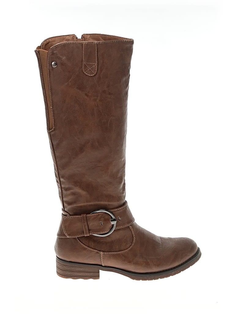 Pre-owned Patrizia By Spring Step Boots In Brown