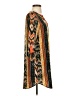 Tea n Rose 100% Polyester Print Orange Casual Dress Size S - photo 4