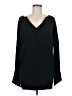 Katie May Solid Black Long Sleeve Blouse Size M - photo 1