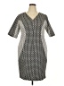 Lela Rose Houndstooth Gray Black Casual Dress Size 18 - photo 1