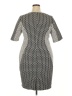 Lela Rose Houndstooth Gray Black Casual Dress Size 18 - photo 2