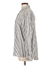 Style&Co Stripes Silver Long Sleeve Button-Down Shirt Size L - photo 5