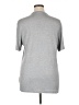 Theory Gray Short Sleeve Henley Size XL - photo 2