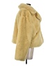 Noize 100% Polyester Yellow Faux Fur Jacket Size S - photo 4