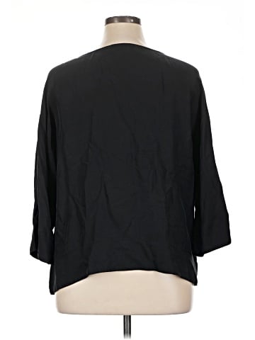 Black Label by Chico's 3/4 Sleeve Blouse (view 2)
