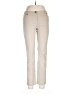 Larry Levine Chevron-herringbone Ivory Jeans Size 10 - photo 1