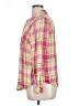 Torrid 100% Rayon Plaid Pink 3/4 Sleeve Button-Down Shirt Size 1X Plus (1) - photo 5