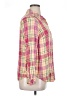 Torrid 100% Rayon Plaid Pink 3/4 Sleeve Button-Down Shirt Size 1X Plus (1) - photo 4
