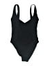 allSisters Solid Black One Piece Swimsuit One size - photo 2