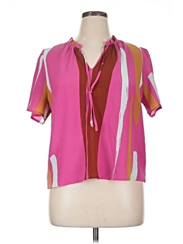 Nine West Short Sleeve Blouse (view 1)