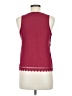 Cynthia Rowley 100% Polyester Burgundy Sleeveless Top Size M - photo 2