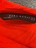 Zara 100% Viscose Red Long Sleeve Button-Down Shirt Size M - photo 7