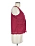 Cynthia Rowley 100% Polyester Burgundy Sleeveless Top Size M - photo 4