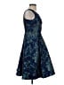 Tracy Reese Paisley Blue Cocktail Dress Size 0 - photo 4