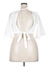 Romwe Ivory Short Sleeve Top Size XXL - photo 2