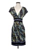 BCBGMAXAZRIA Print Blue Cocktail Dress Size XS - photo 1