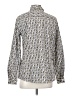 J. McLaughlin Print Silver Long Sleeve Button-Down Shirt Size XS - photo 2