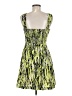 Guess 100% Polyester Print Green Cocktail Dress Size M (estimated) - photo 2
