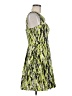 Guess 100% Polyester Print Green Cocktail Dress Size M (estimated) - photo 4