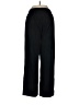 Another Tomorrow 100% Cotton Solid Black Casual Pants Size M - photo 2