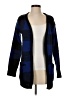 Love By Design 100% Acrylic Plaid Blue Cardigan Size S - photo 1
