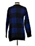Love By Design 100% Acrylic Plaid Blue Cardigan Size S - photo 2