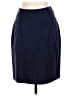 Regina Rubens 100% Wool Solid Blue Wool Skirt Size EU (FR) 42 / US 10 - photo 2