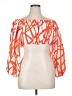 Unbranded Orange 3/4 Sleeve Blouse Size XL - photo 1
