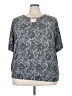 C.D. Daniels Gray Short Sleeve Top Size 3X - photo 1