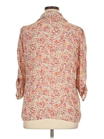 Indigo Rose 3/4 Sleeve Blouse (view 2)