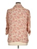Indigo Rose Floral Tan 3/4 Sleeve Blouse Size XL - photo 2