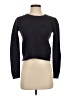 Theory Metallic Black Pullover Sweater Size 00-0 (P/TP) - photo 1